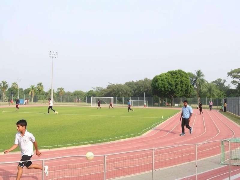 Youth players training