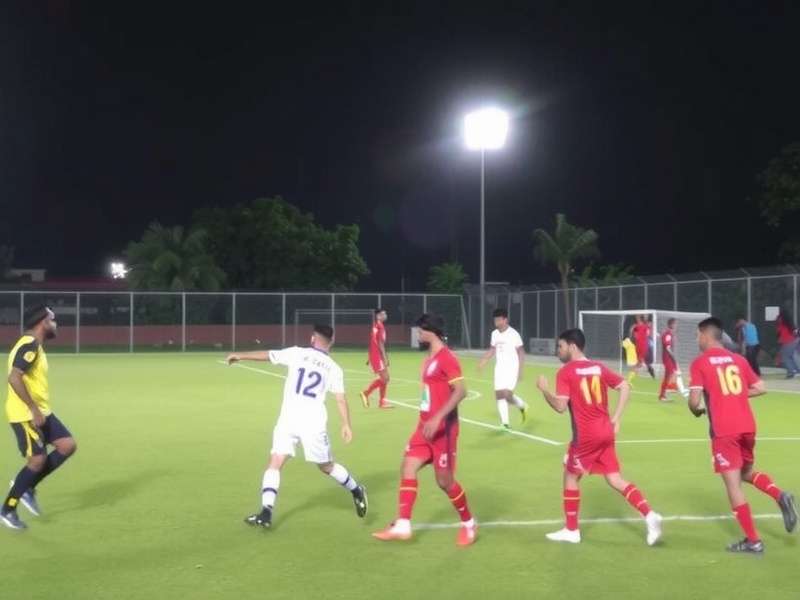 Women's football match